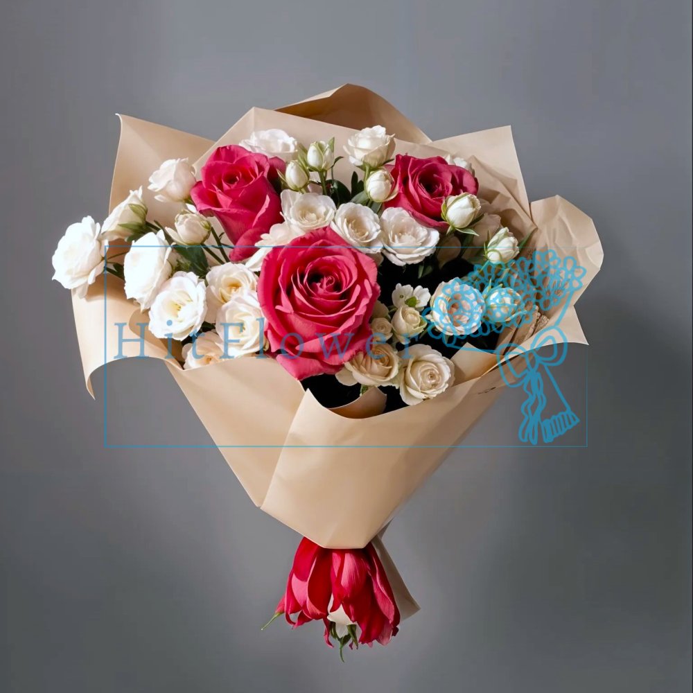 Букет роз Рассвет Любви